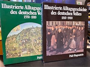 Immagine del venditore per llustrierte Alltagsgeschichte des deutschen Volkes. Band 1: 1550-1810; Band 2: 1810-1900. venduto da Antiquariat Hecht