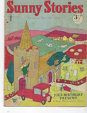 Seller image for Sunny Stories - June 11th 1956 - Containing a New Marmaduke Story & Fairy Fluster for sale by Peakirk Books, Heather Lawrence PBFA