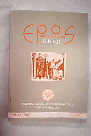 Imagen del vendedor de EPOS a la venta por Alcaná Libros