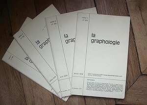 Image du vendeur pour La graphologie (4 numros de 1979 complet pour cette anne 153  156) mis en vente par LES TEMPS MODERNES