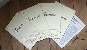 Image du vendeur pour La graphologie (4 numros de 1978 complet pour cette anne 149  152) - on joint la "Liste Gographique des Abonns  la revue et des Membres de la Socit Franaise de Graphologie anne 1978" mis en vente par LES TEMPS MODERNES