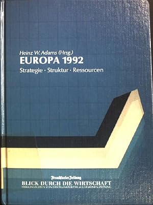 Immagine del venditore per Europa 1992 : Strategie - Struktur - Ressourcen. venduto da books4less (Versandantiquariat Petra Gros GmbH & Co. KG)