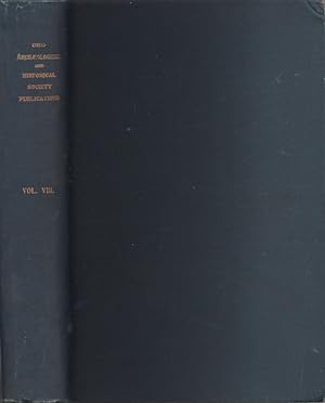 Imagen del vendedor de Ohio Archaeological and Historical Publications, Volume VIII a la venta por Americana Books, ABAA