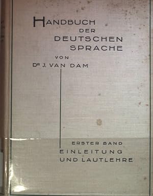 Bild des Verkufers fr Handbuch der deutschen Sprache: ERSTER BAND: Einleitung und Lautlehre. zum Verkauf von books4less (Versandantiquariat Petra Gros GmbH & Co. KG)