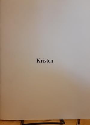 Seller image for Kristen, a Supplement to Paradis No. 5 for sale by Structure, Verses, Agency  Books
