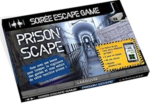 soirée escape game ; spécial prison'scape