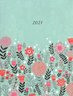 Image du vendeur pour Petit Folk Floral in Mint 2021 Monthly & Weekly Planner mis en vente par GreatBookPrices