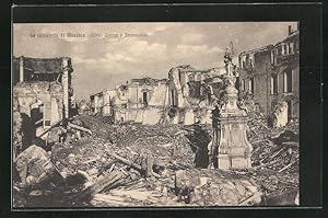 Ansichtskarte Messina, La catastrofe, Corso Cavour e Immacolate, Erdbeben