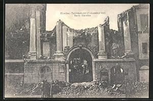 Ansichtskarte Messina, Terremoto del 1908, Porta Messina, Erdbeben