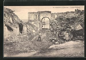 Ansichtskarte Messina, La catastrofe, Torrente Boccetta, Erdbeben