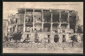 Ansichtskarte Messina, La catastrofe, Piazza Cavallotti, Erdbeben