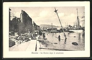 Ansichtskarte Messina, La Marina dopo il cataclisma, Erdbeben