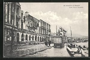 Ansichtskarte Messina, La catastrofe, Corso Vittoria Emanuele, Erdbeben