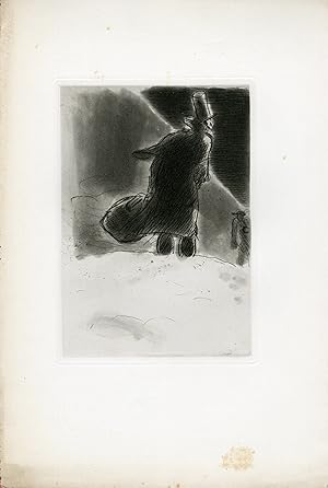 "L'ASSASSINAT CONSIDERE COMME UN DES BEAUX-ARTS" Eau-forte par Gus BOFA (1930)