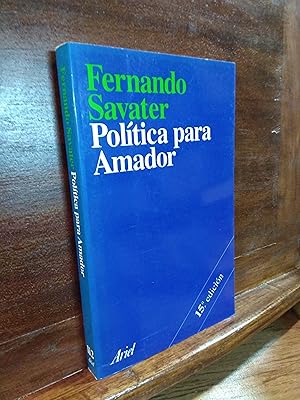 Imagen del vendedor de Poltica Para Amador a la venta por Libros Antuano