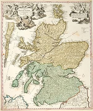 SCHOTTLAND. - Karte. "Magnae Britanniae pars Septentionalis qua Regnum Scotiae".