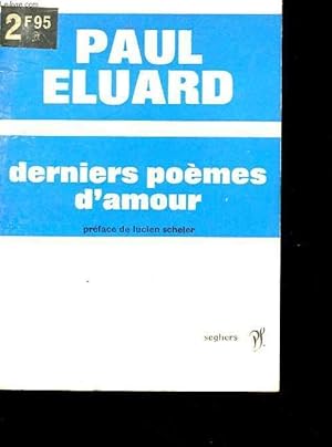 Image du vendeur pour DERNIERS POEMES D'AMOUR mis en vente par Le-Livre