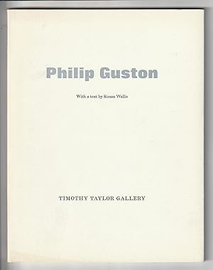 Bild des Verkufers fr PHILIP GUSTON With a text by Simon Wallis zum Verkauf von Chaucer Bookshop ABA ILAB