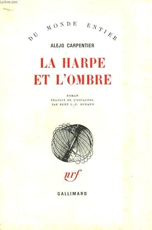 Seller image for LA HARPE ET L'OMBRE. for sale by Le-Livre