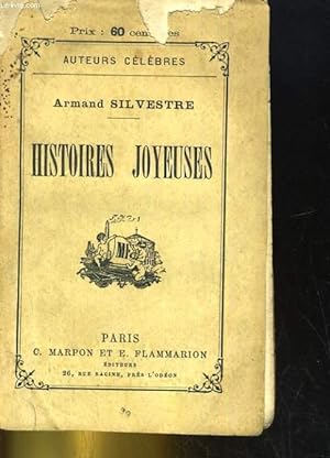 Imagen del vendedor de HISTOIRES JOYEUSES a la venta por Le-Livre
