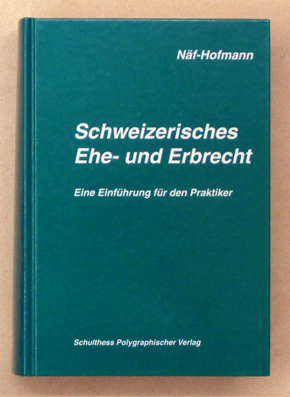 Bild des Verkufers fr Schweizerisches Ehe- und Erbrecht. Die Wirkungen der Ehe im allgemeinen, das eheliche Gterrecht und das Erbrecht der Ehegatten. [Deckel-Untertitel: Eine EInfhrung fr den Praktiker]. zum Verkauf von antiquariat peter petrej - Bibliopolium AG