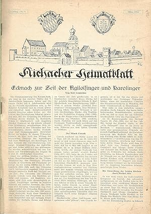 Seller image for Aichacher Heimatblatt. 2. Jahrgang for sale by Versandantiquariat Alraune