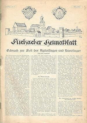 Aichacher Heimatblatt. 2. Jahrgang