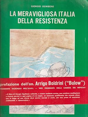 Bild des Verkufers fr La meravigliosa Italia della resistenza zum Verkauf von Librodifaccia