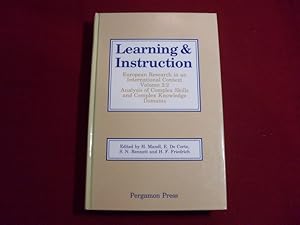 Immagine del venditore per LEARNING AND INSTRUCTION. European Research in an International Context Volume 2:2 Analysis of Complex Skills and Complex Knowledge Domains. venduto da INFINIBU KG