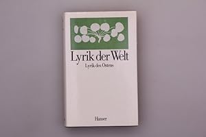 Seller image for LYRIK DER WELT. Lyrik des Ostens. for sale by INFINIBU KG