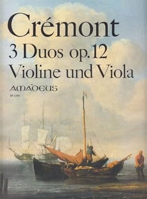 Three Duos for Violin & Viola, Op.12 - Set of Parts