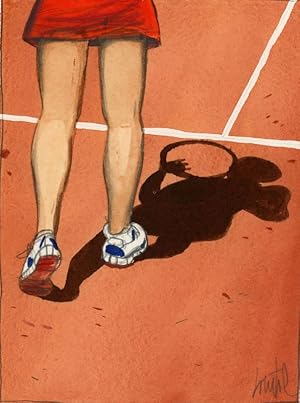 ROLAND GARROS TENNIS ANNUAL 2004 LE LIVRE OFFICIAL FRENCH OPEN- Loustal Art  