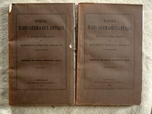 Imagen del vendedor de Marsilii de Padua defensor pacis (Text lateinisch). Fontes iuris germanici antiqui. In usum scholarum ex monumentis germaniae historicis. Separatim editi. a la venta por Verlag + Antiquariat Nikolai Lwenkamp