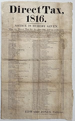 [BROADSIDE] Direct Tax, 1816