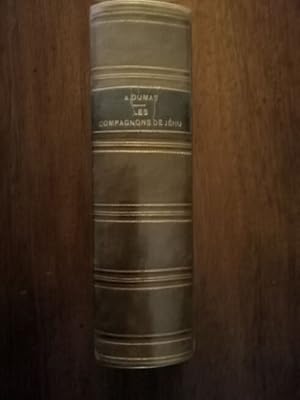 Les compagnons de Jéhu 1864 - DUMAS Alexandre - Bourg en Bresse Lyon Ain Aventures Histoire Reliu...