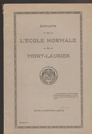 Annuaire De L'ecole Normale De Mont-Laurier