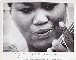 Image du vendeur pour Festival (Two original photographs, of Odetta and Bernice Johnson Reagon from the 1967 film) mis en vente par Royal Books, Inc., ABAA