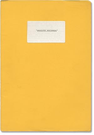 Imagen del vendedor de Absolute Beginners (Original screenplay for the 1986 film musical) a la venta por Royal Books, Inc., ABAA