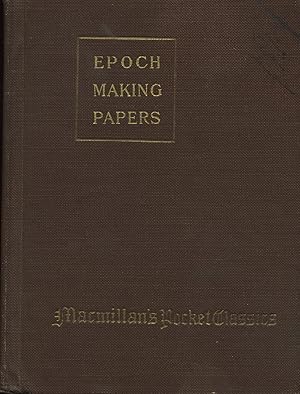 Imagen del vendedor de EPOCH-MAKING PAPERS IN UNITED STATES HISTORY. a la venta por The Reading Well Bookstore