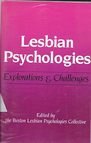 Bild des Verkufers fr LESBIAN PSYCHOLOGIES EXPLORATIONS AND CHALLENGES zum Verkauf von The Reading Well Bookstore