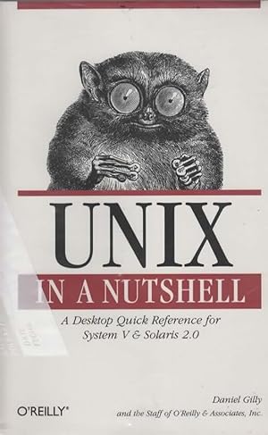 Seller image for UNIX IN A NUTSHELL System V & Solaris 2.0 for sale by The Reading Well Bookstore