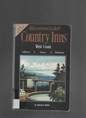 Image du vendeur pour RECOMMENDED COUNTRY INNS West Coast mis en vente par The Reading Well Bookstore