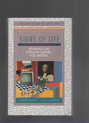 Imagen del vendedor de SIGNS OF LIFE IN THE U.S.A Readings on Popular Culture for Writers a la venta por The Reading Well Bookstore