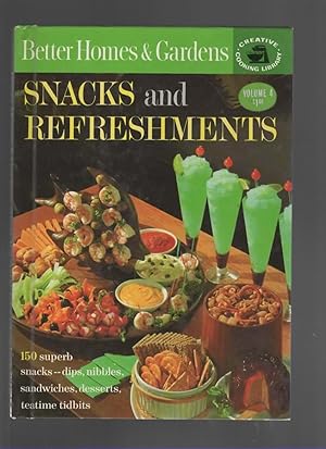 Seller image for BETTER HOMES & GARDENS SNACKS AND REFRESHMENTS for sale by The Reading Well Bookstore