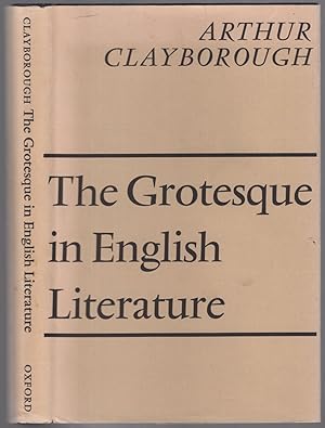 Seller image for The Grotesque in English Literature for sale by Between the Covers-Rare Books, Inc. ABAA