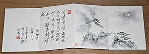 Leporello. China. Kalligraphie. Aquarell. Haiku.