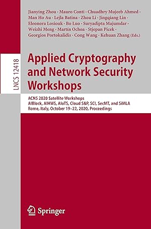 Imagen del vendedor de Applied Cryptography and Network Security Workshops a la venta por moluna