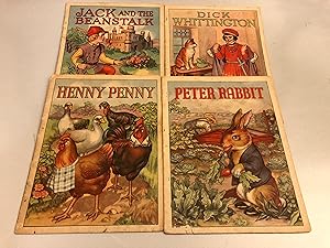 4 Vintage Linenette Children Booklets