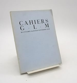 Imagen del vendedor de Cahiers GLM. Huitime cahier, octobre 1938. a la venta por L'Ancienne Librairie