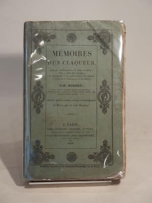 Immagine del venditore per Mmoires d'un claqueur. venduto da L'Ancienne Librairie